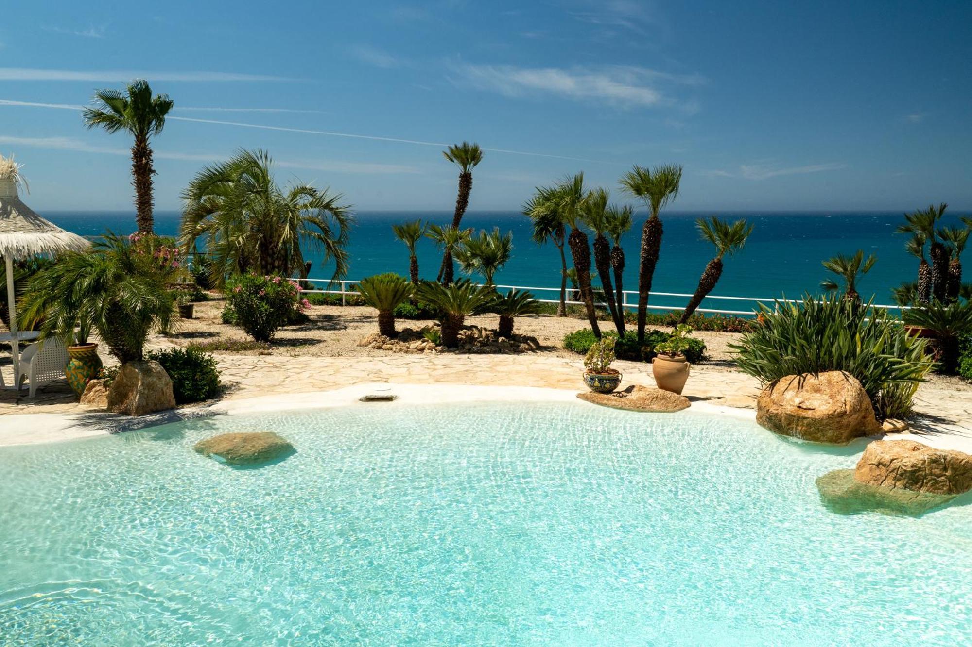 Casa Vacanze Verdemare Con Piscina Ribera Exteriör bild