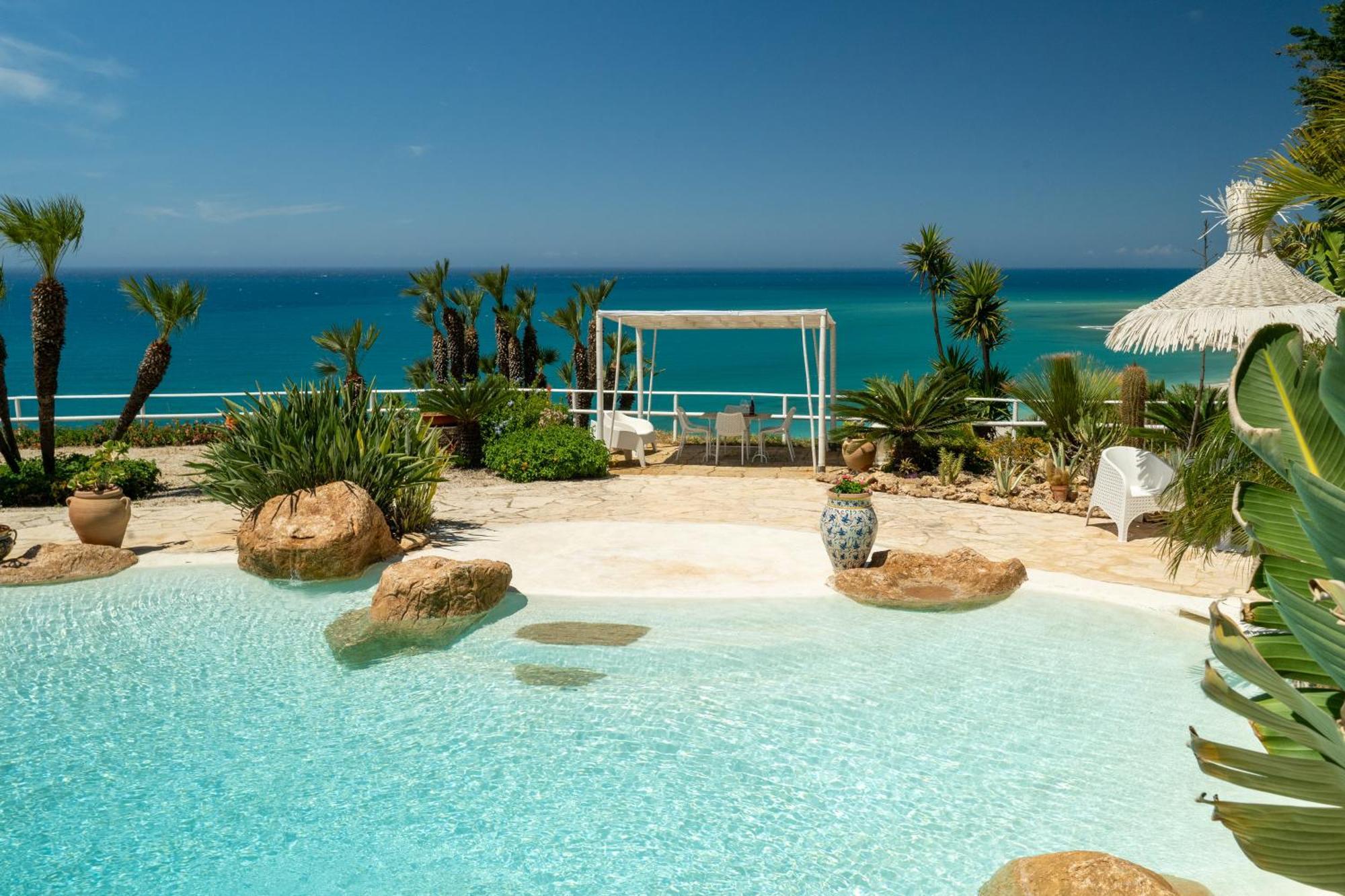 Casa Vacanze Verdemare Con Piscina Ribera Exteriör bild